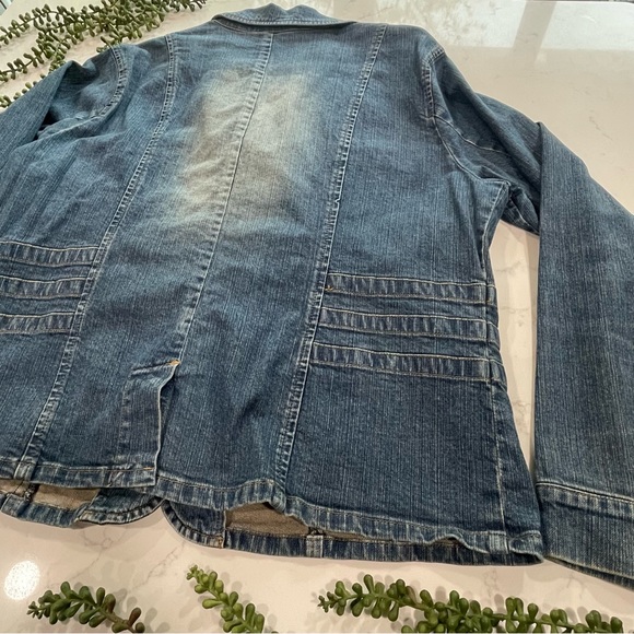 Vintage Coldwater Creek Blue Jean Denim Jacket - Picture 8 of 13